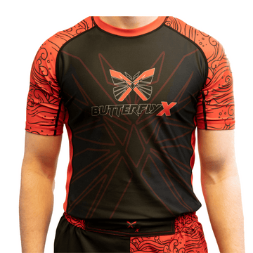 Flagship Jiu Jitsu Rash Guard Front - ButterflyX