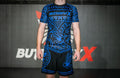 Blue Ranked Jiu-JItsu Rashguard Front - Fenrir