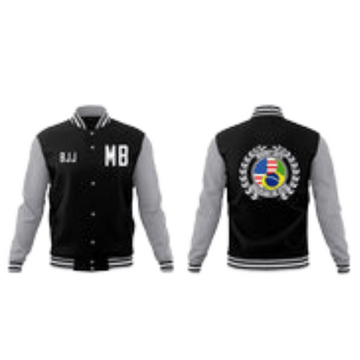 Cutstom Jiu Jitsu Letterman Jacket BJJ Customs ButterflyX