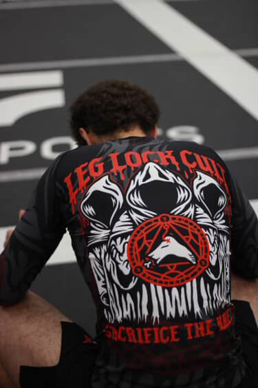 Leglock Cult BJJ Rashguard ButterflyX Back