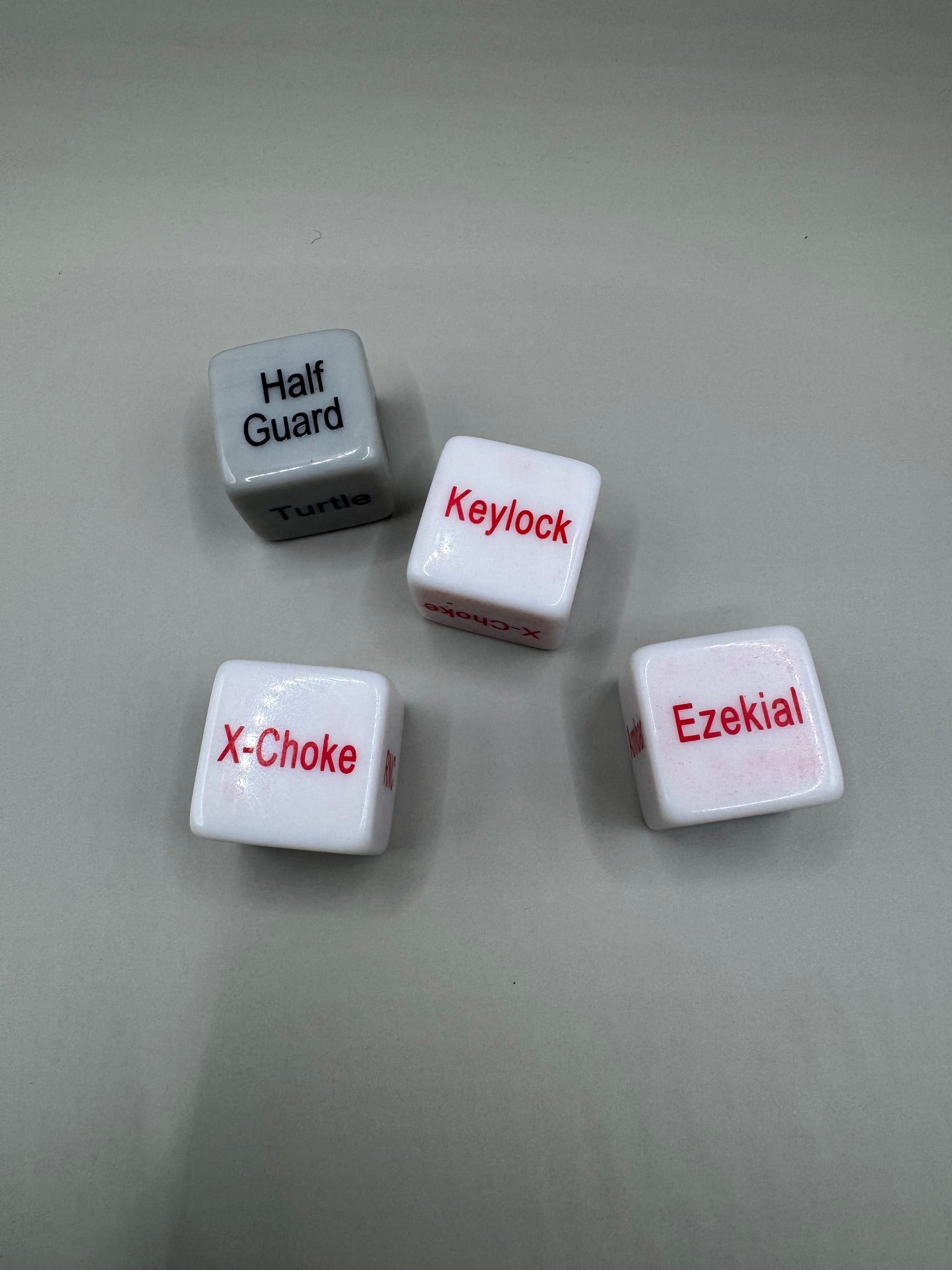 Submission Dice by ButterflyX - Half guard Key Lock X Choke Ezekial