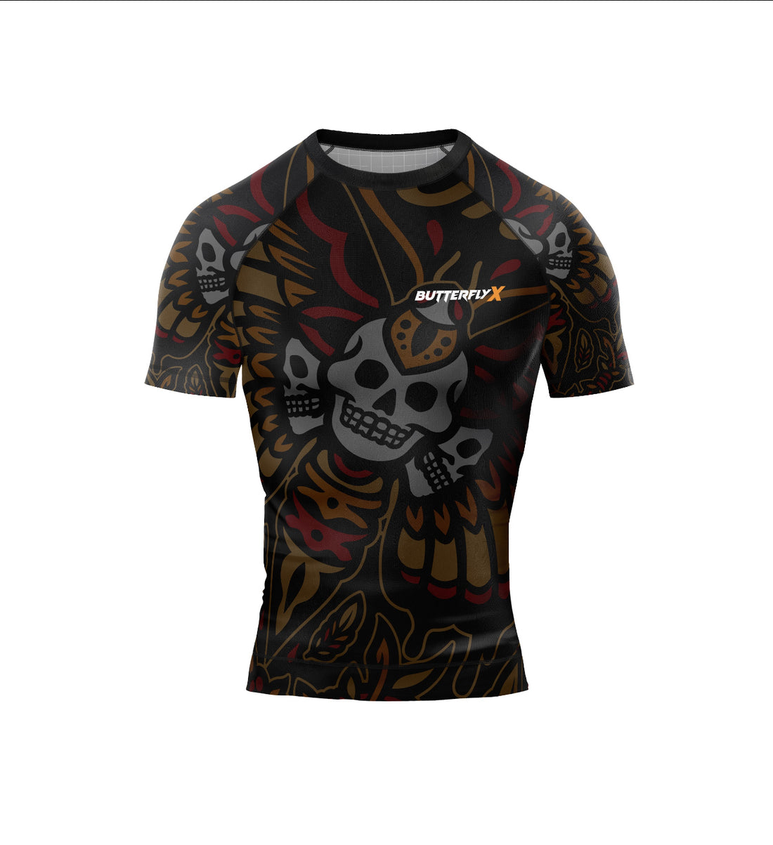 Jiu Jitsu Rashguard Embrace the Evolution ButteflyX Back
