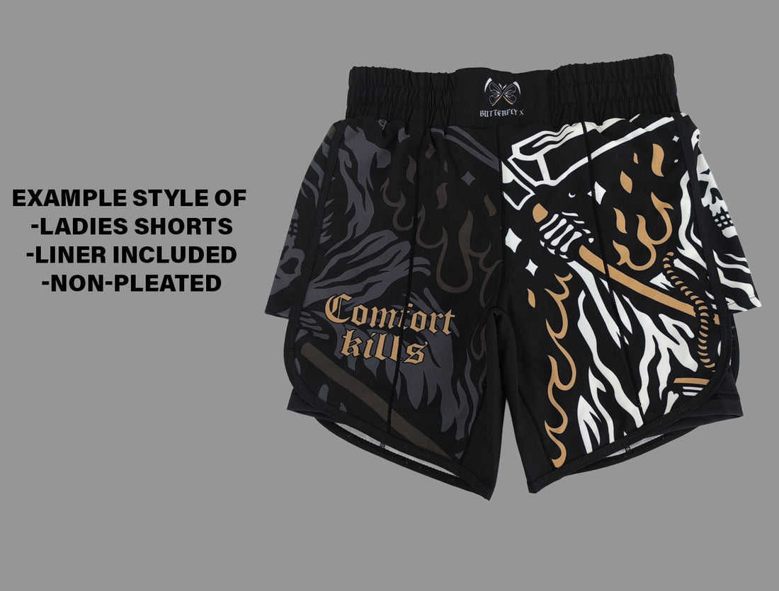 Front Side of the Submission Games Shorts