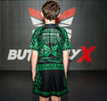 Back of Youth Green Ranked Jiu-JItsu Rashguard - Fenrir
