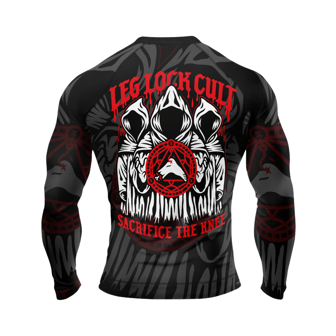 Leglock Cult BJJ Rashguard ButterflyX Back