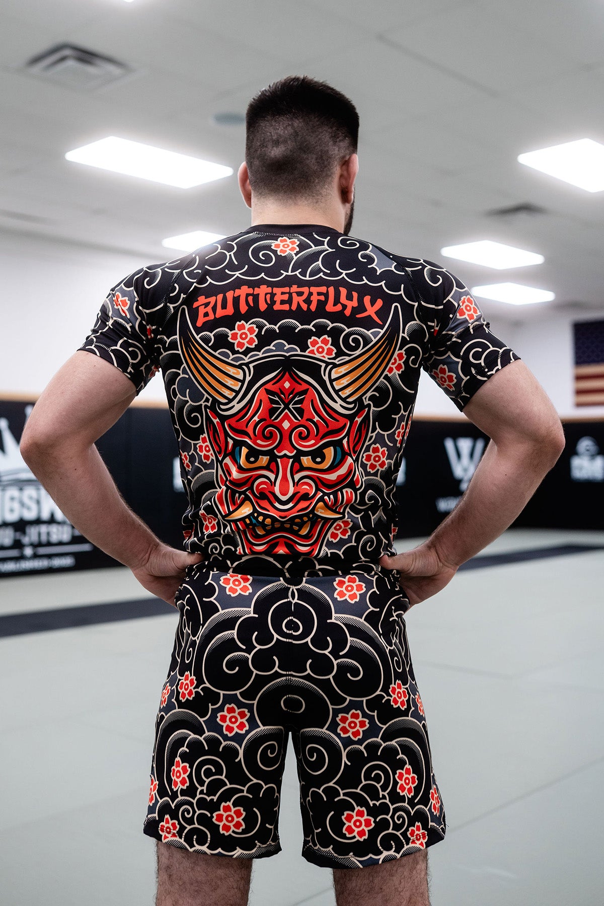 Oni Rash Guard Back Jiu-Jitsu