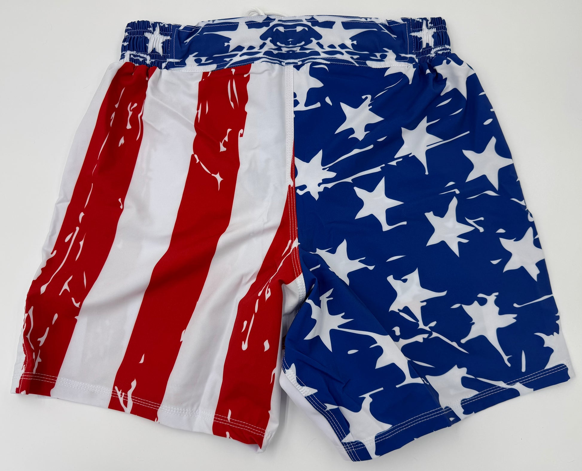 BJJ American Flag Patriot Shorts - Back