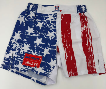 Jiu Jitsu American Flag Shorts - ButterflyX