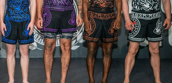 Group of Ranked Adult Jiu-Jitsu Shorts