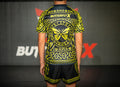 Back of Yellow Ranked Fenrir Jiu-Jitsu Rashguard